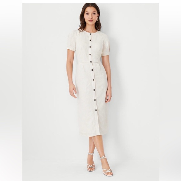 Ann Taylor Dresses & Skirts - Ann Taylor Button Down Midi Dress